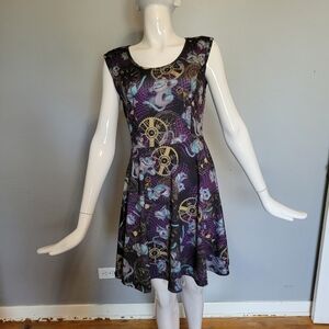 Disney Alice Through The Looking Glass Baby Cheshire Cat Dress, VGUC, Size M